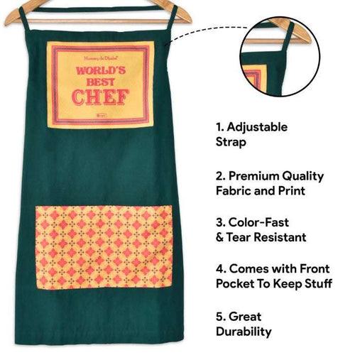 Kitchen Apron & Cutlery Holder- Utility Mothers Day Gift
