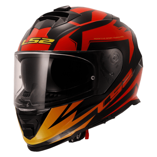 LS2 FF800 Storm II Atomic Red Shadow Gloss (D Ring) Helmet