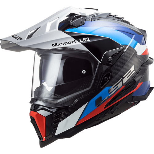 LS2 MX701 Explorer Carbon Frontier - Black Blue Gloss - Helmet