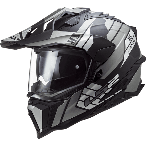 LS2 MX701 Explorer Atlantis - Black Titanium Matte - Helmet