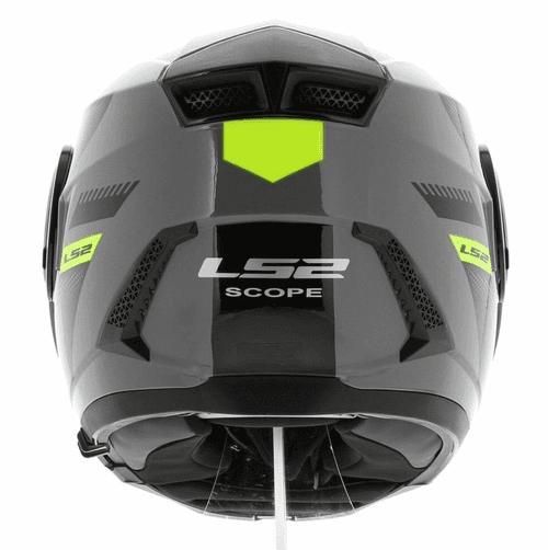 LS2 FF902 Scope MAX Gloss Nardo Grey Hi Viz Yellow Helmet