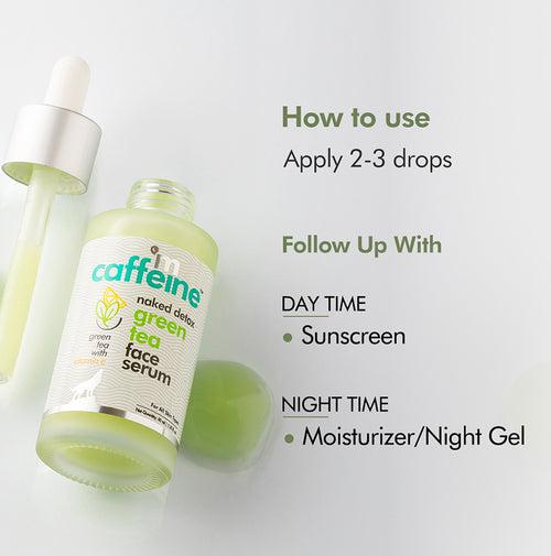 Green Tea Face Serum for 72 Hrs Hydration with Hyaluronic Acid - 40ml