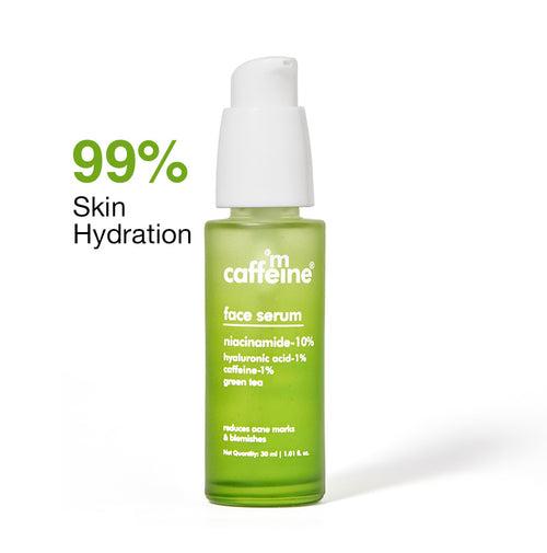 Green Tea & 10% Niacinamide Face Serum for Blemish Free Skin - 30 ml