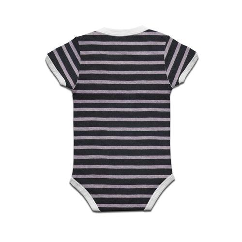 Kidswear By Ruse Favourite Brother Printed Striped infant Romper For Baby