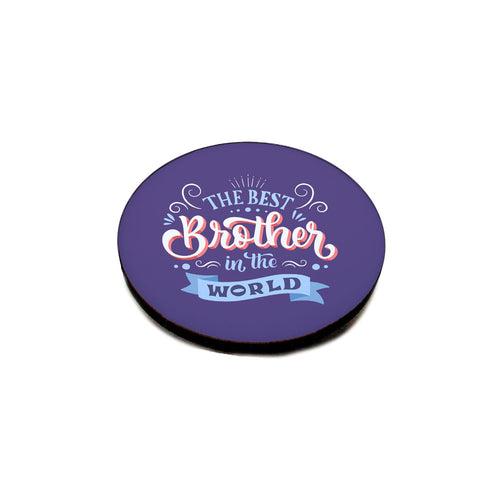 Ruse Pet Rakhi "The Best Brother in the world" Printed Rakhi/Fridge Magnet Rakhi For Dog & Cat