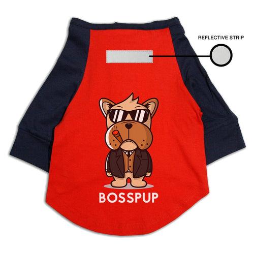 Bosspup Reflective Raglan Dog Tee | Visibilitee Collection