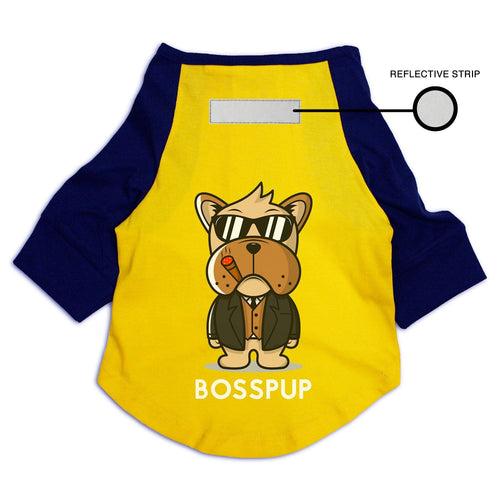 Bosspup Reflective Raglan Dog Tee | Visibilitee Collection