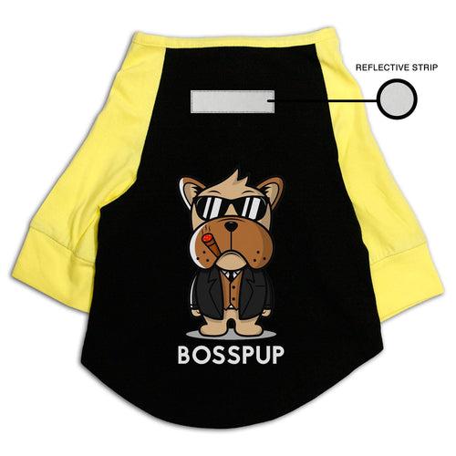 Bosspup Reflective Raglan Dog Tee | Visibilitee Collection