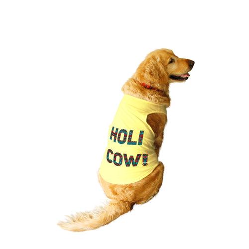 "Holi Cow" Dog Tee