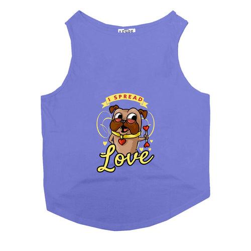 "I Spread Love" Printed Tank Cat Tee