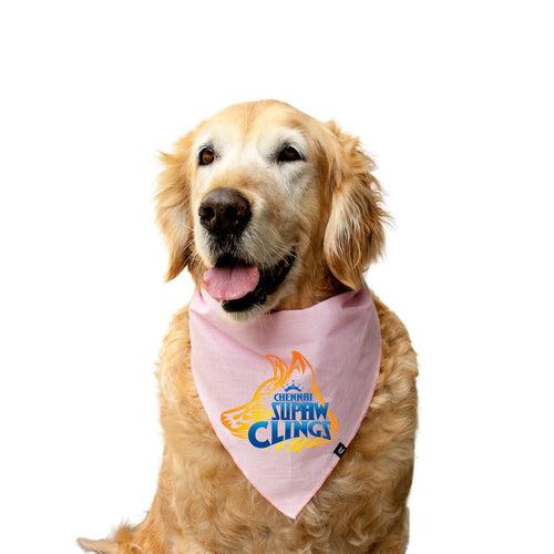 "Chennai Supaw Clings" Printed Knotty Dog Bandana
