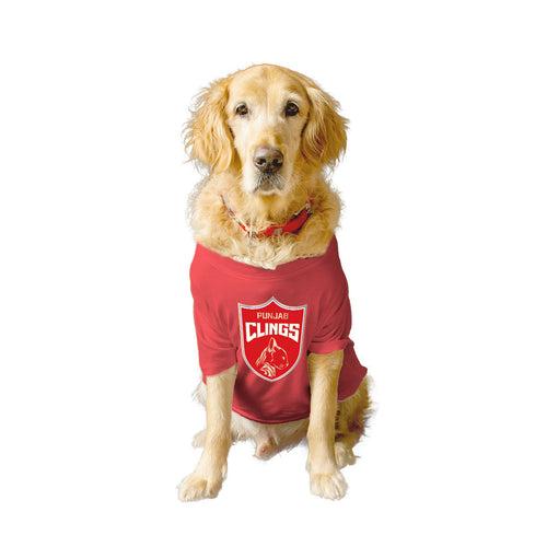 "Punjab Clings " Customizable Crew Neck T-shirt Dog Jersey