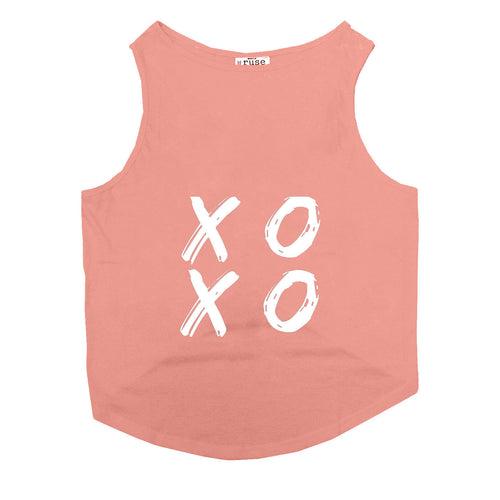 "Xoxo" Printed Tank Cat Tee