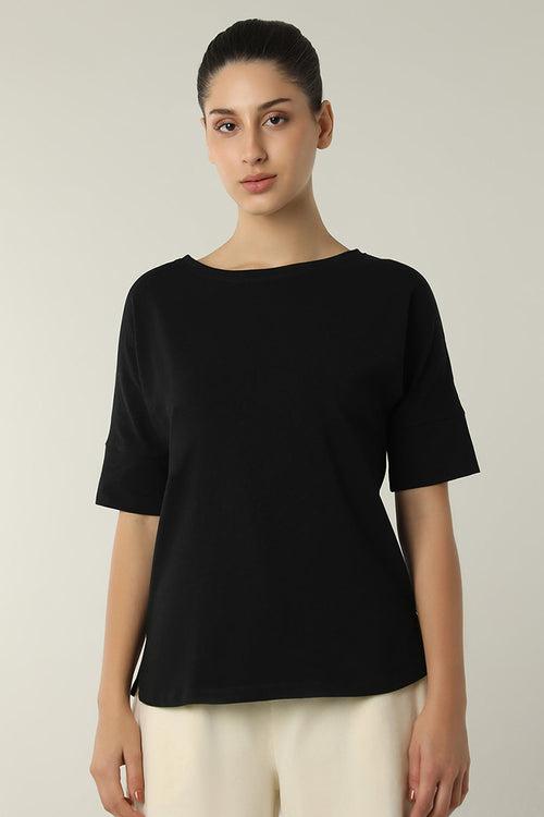 Elements Long Length Tee - Black