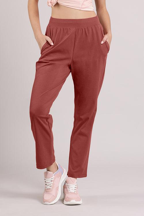 Energize Flexi Track Pants - Intense Rust