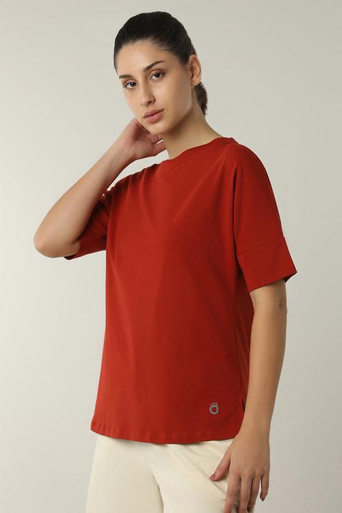 Elements Long Length Tee - Intense Rust