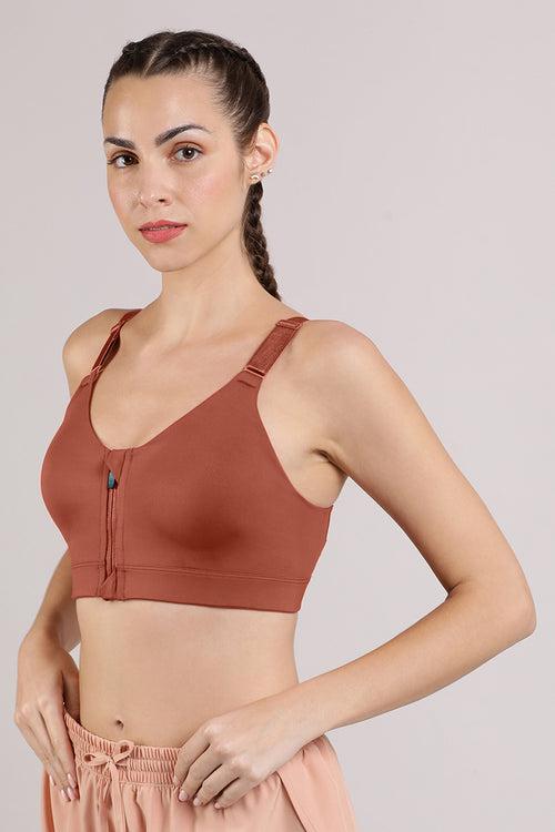 Energize Intense Sports Bra - Marsala