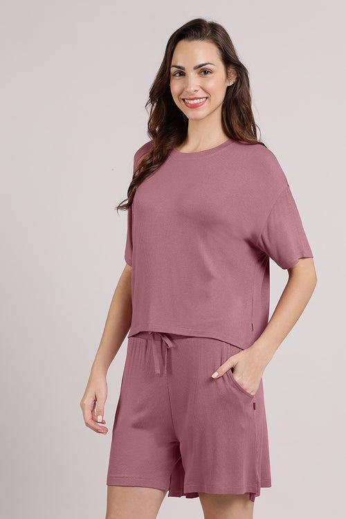 Serene Dream Top - Mesa Rose