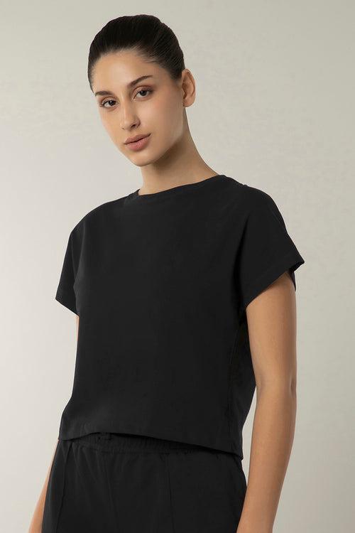 Essential Crop Top - Black