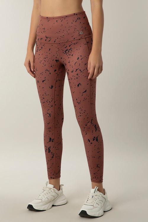 Flaunt Fashion Tights - Abstract Active Print