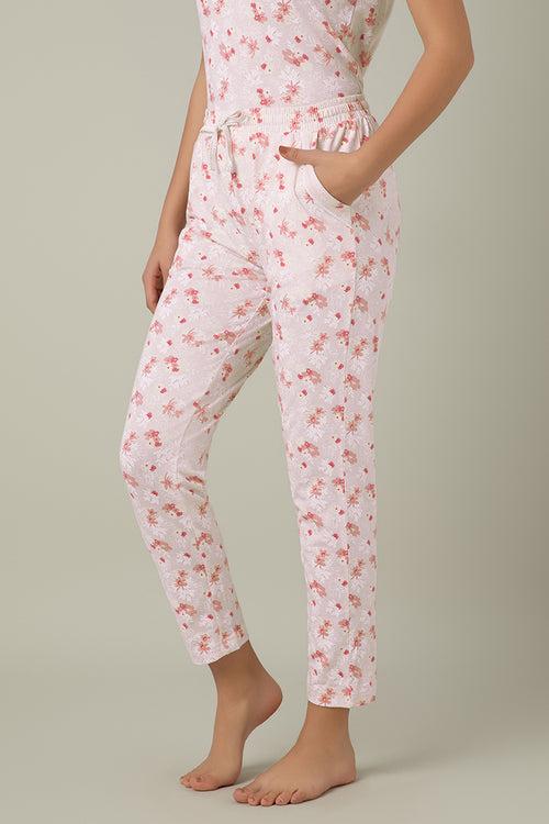 Full Length PJ Bottom - Delicacy Floral Print