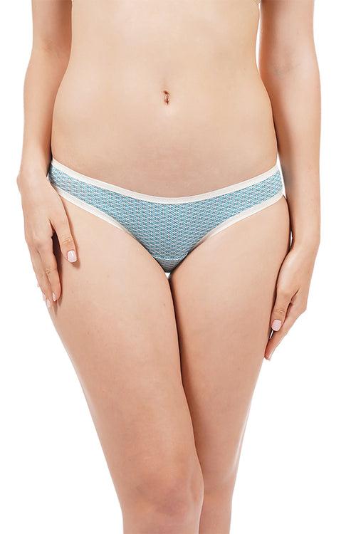 Printed Mid Rise Bikini Panties (Pack of 2)