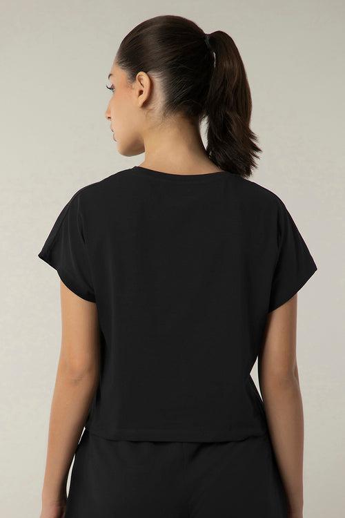 Essential Crop Top - Black