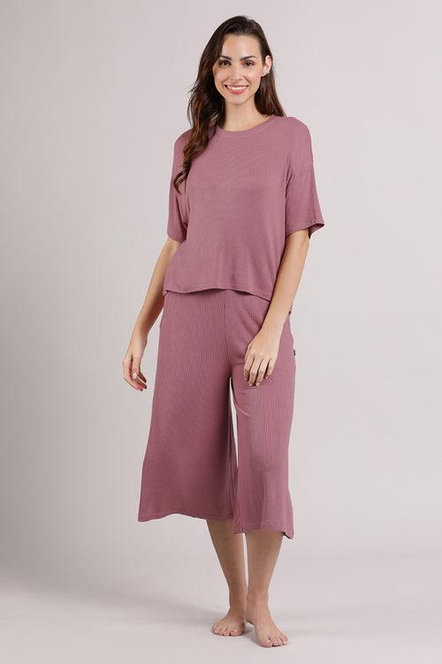 Serene Dream Culottes - Mesa Rose