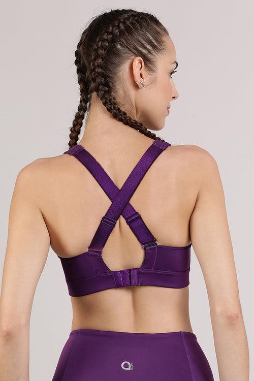 Energize Active High Impact Sports Bra - Imperial Purple