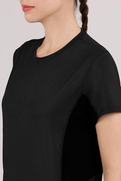 Flaunt Workout Tee - Black