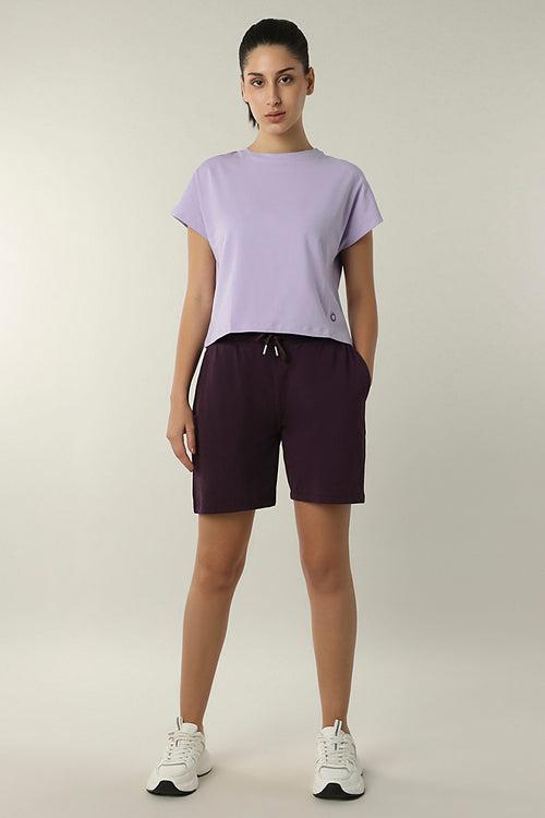 Essential Relaxed Shorts - Plum Perfect