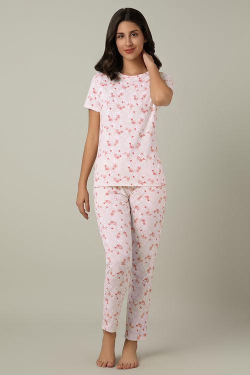 Full Length PJ Bottom - Delicacy Floral Print