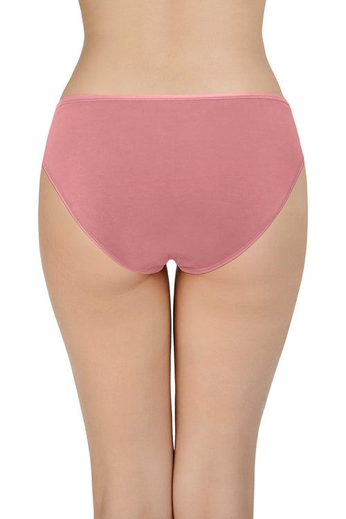 Solid Low Rise Assorted Bikini Panties (Pack of 2 Colors & Prints May Vary)