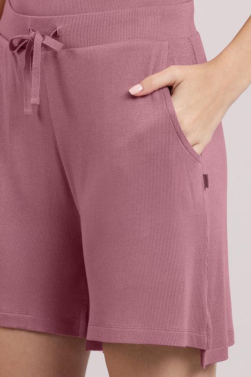 Serene Dream Shorts - Mesa Rose