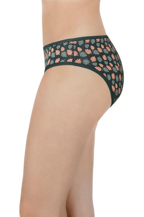 Printed Low Rise Assorted Bikini Panties (Pack of 3 Colors & Prints May Vary)