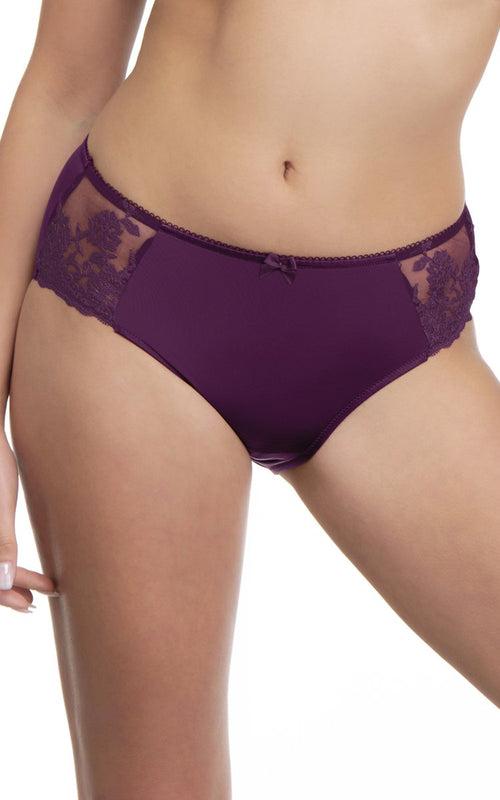 Ultimo Vintage Floral Low Rise Hipster - Grape