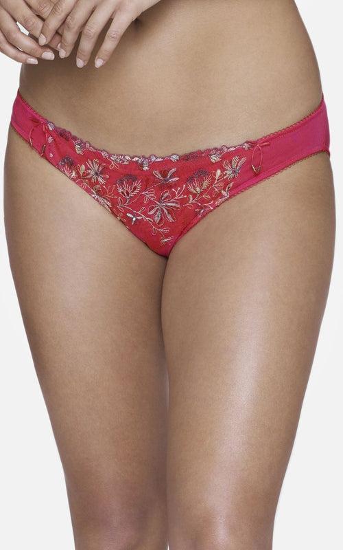 Ultimo Tropical Blossom Bikini - Cranberry