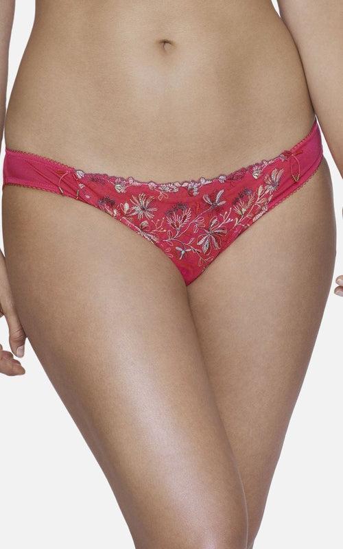 Ultimo Tropical Blossom Bikini - Cranberry