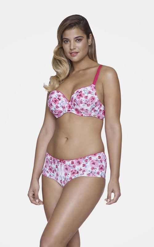 Ultimo Summer Bloom Boyshorts - Cranberry Print