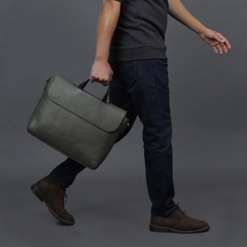 Muse Leather Briefcase