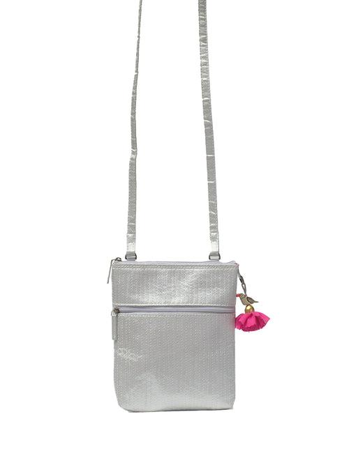 Silver Quilted Ria  Bag