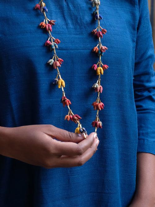 Bahar Multi Brocade necklace