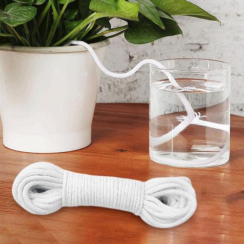 Casa De Amor Self Watering Wick Cord- Automatic Plant Watering System for Vacation Plant Care - DIY Potted Plant Sitter Rope for Indoor & Outdoor Gardens