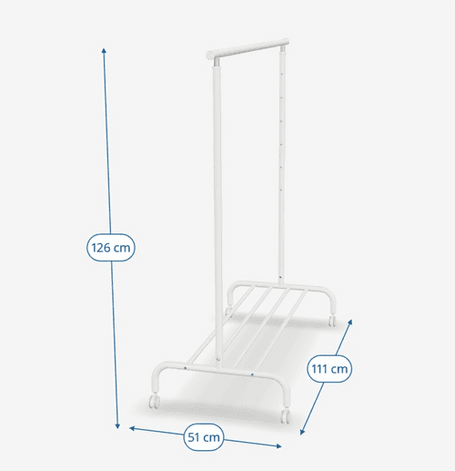 Casa De Amor Rack for Hanging Planters and Plant Stand, Suitable for Indoor and Balcony gardening, White