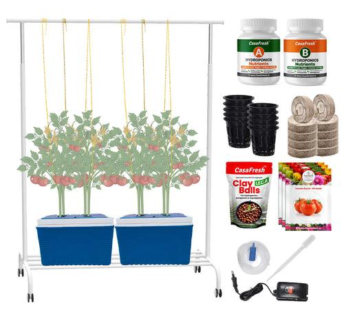 Casa De Amor Hydroponics kit for Vine Plants like Tomato, cucumber for Indoor / Outdoor