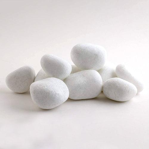 Casa De Amor Marble Stones for Landscaping and Garden Decor, Snow White- 2-3 Inch