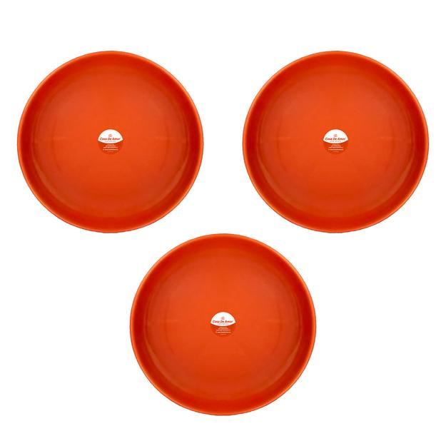 Casa De Amor Premium Terracotta Bottom Tray for Pots | Durable Plant Saucer Plate | Garden Pot Base Plate