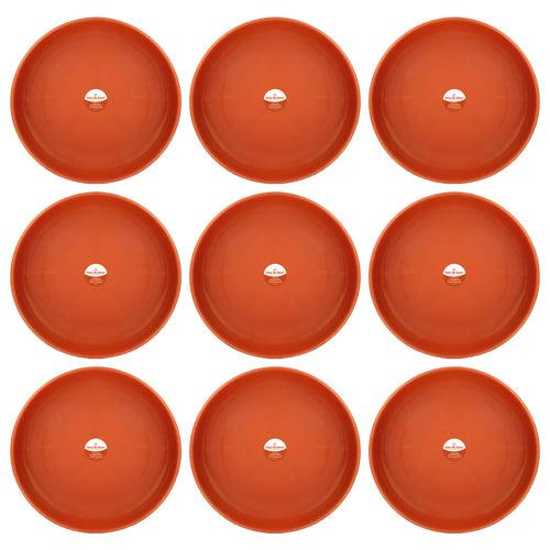 Casa De Amor Premium Terracotta Bottom Tray for Pots | Durable Plant Saucer Plate | Garden Pot Base Plate