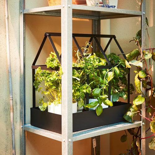 Casa De Amor storage unit for Perfect for flower pots on a balcony, indoors and outdoors (Weight 16 kg) Set of 1