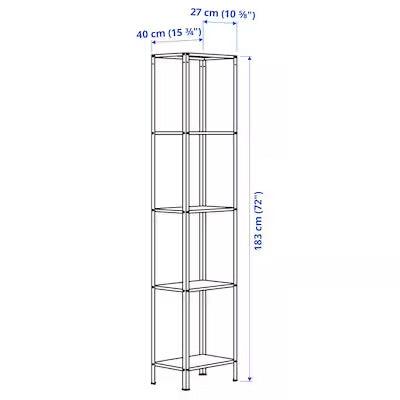 Casa De Amor storage unit for Perfect for flower pots on a balcony, indoors and outdoors (Weight 16 kg) Set of 1